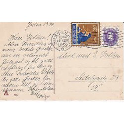 Julem�rke 1930 p� Postkort