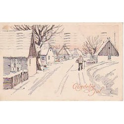 Julem�rke 1930 p� Postkort