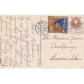 Julem�rke 1930 p� Postkort