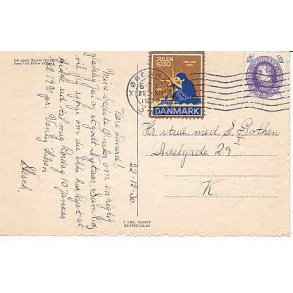 Julem�rke 1930 p� Postkort