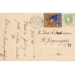 Julem�rke 1930 p� Postkort