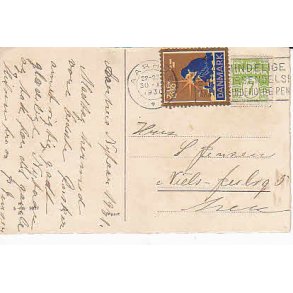 Julem�rke 1930 p� Postkort