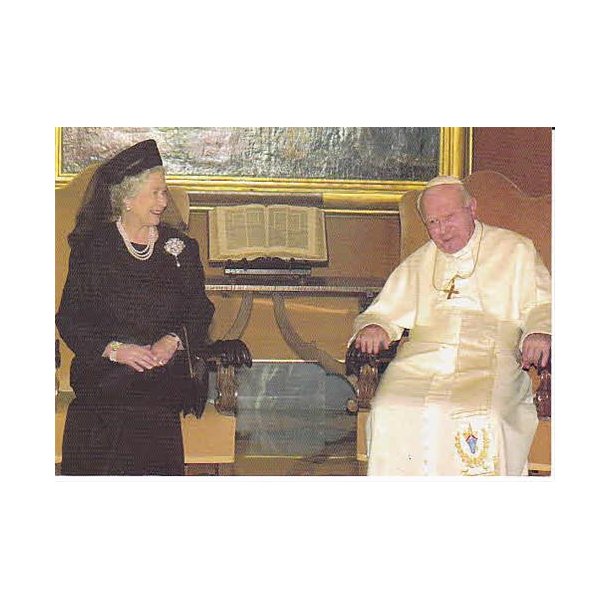 Pave Poul II & Elizabeth II