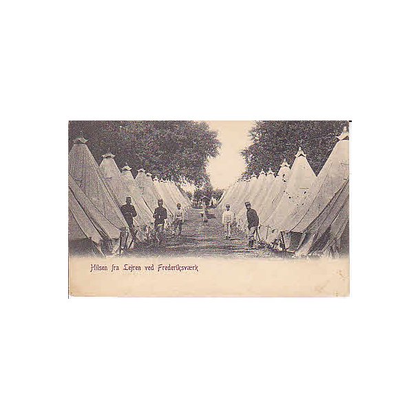 Hilsen fra Lejren ved Frederiksvrk - u/n