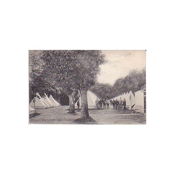 Hilsen fra Lejren ved Frederiksv�rk - B.H. 15519