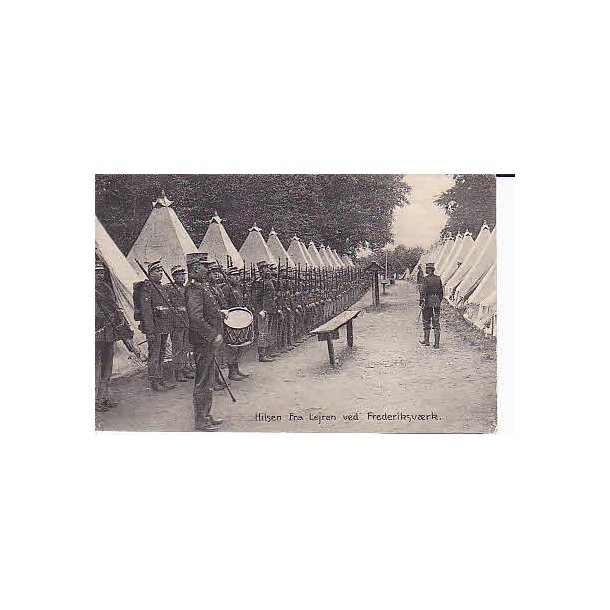 Hilsen fra Lejren ved Frederiksvrk -A.J. 21945