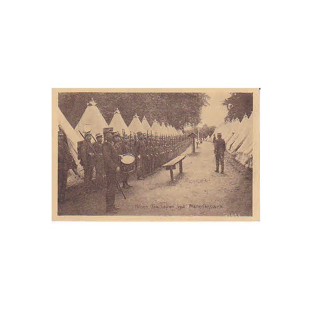 Hilsen fra Lejren ved Frederiksvrk - A.J. 21915