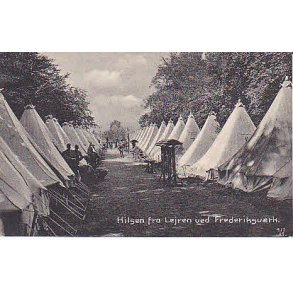 Hilsen fra Lejren ved Frederiksvrk - A.J. u/n