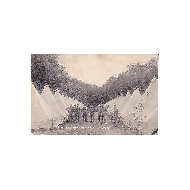 Hilsen fra Lejren ved Frederiksvrk - B.B. 15521