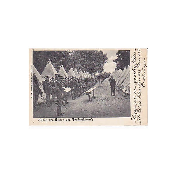 Hilsen fra Lejren ved Frederiksvrk - u/n