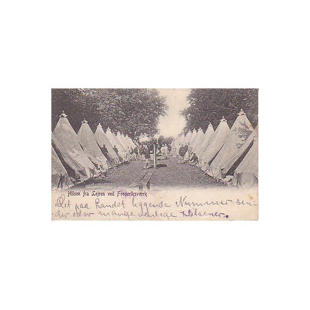 Hilsen fra Lejren ved Frederiksvrk - u/n