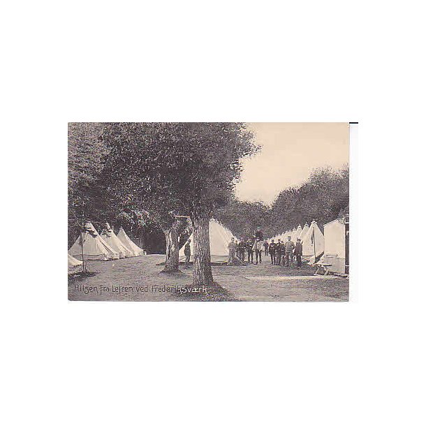 Hilsen fra Lejren ved Frederiksvrk - H.15519