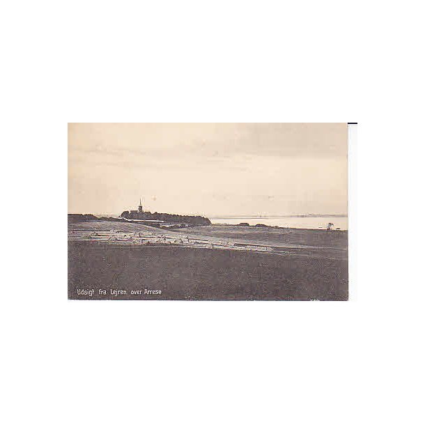 Udsigt fra lejren over Arres - A.J.-43805