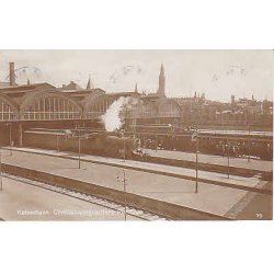 Centralbanegaardens Perroner - Kbenhavn- S.N.P.u/