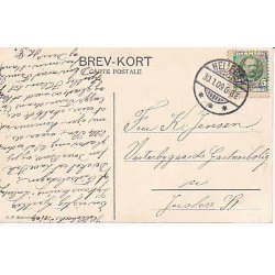 Udsigt til Villakvarteret - Hiller&oslash;d C.F. u/n