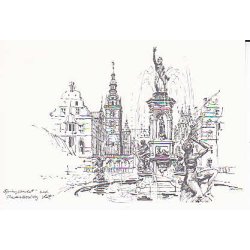 Springvandet ved Frederiksborg Slot. D.S. u/n