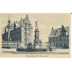Frederiksborg Slot - Springvandet. D.u/n