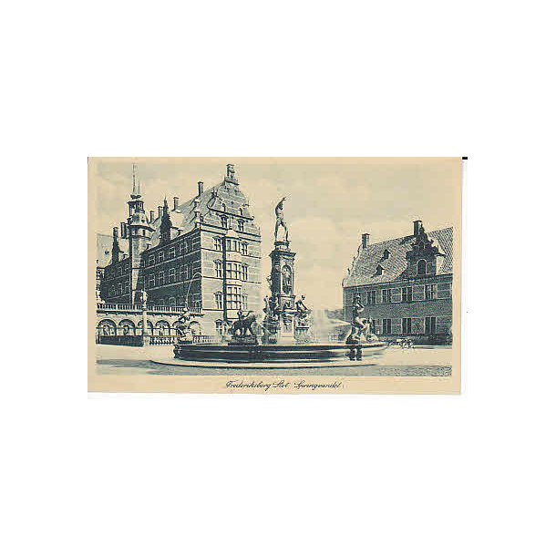 Frederiksborg Slot - Springvandet. D.u/n