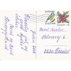 Julem�rke 2008 p� Postkort