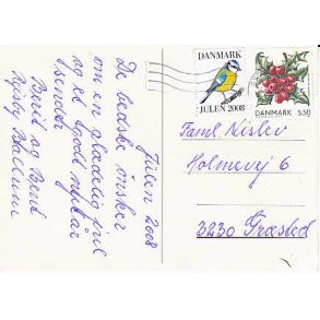 Julem�rke 2008 p� Postkort