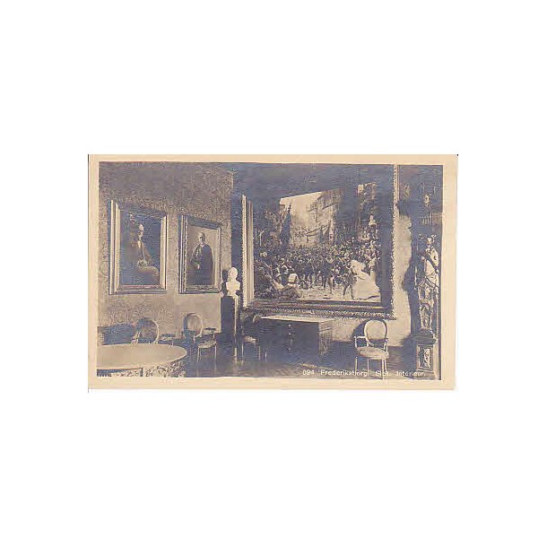 Frederiksborg Slot. Interi&oslash;r - D.F.K. 094