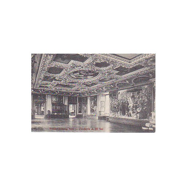Frederiksborg Slot. Frederik IIIs Sal - K.P. u/n