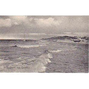 Strandparti ved Raageleje. C.F. u/n