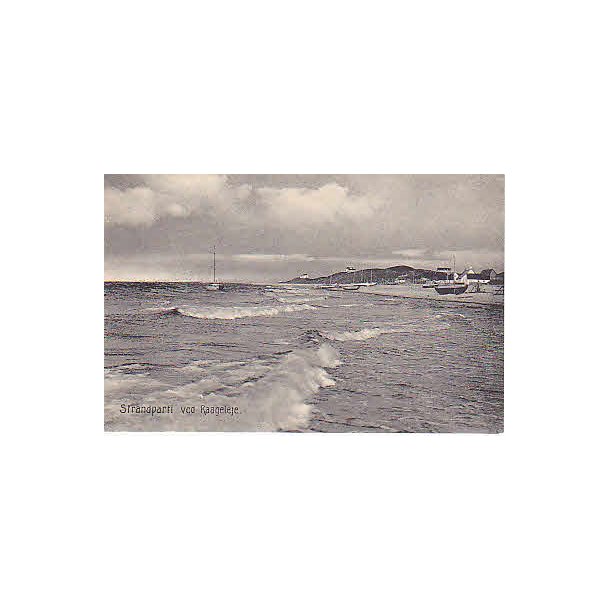 Strandparti ved Raageleje. C.F. u/n