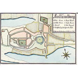 Kort over Kallundborg 1782