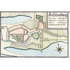 Kort over Kallundborg 1782