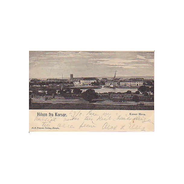 Hilsen fra Kors&oslash;r - H.P.J. u/n