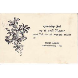 Gl&aelig;delig Jul - Lings Radioforretning