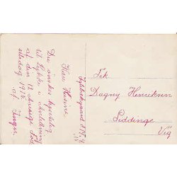 Familien p&aring; Igleb&aelig;kgaard - 1915 - Fotokort