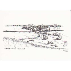 Neksel&oslash; - Havnen set fra nord - u/n