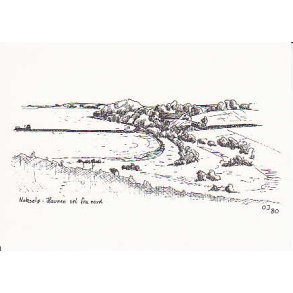 Neksel&oslash; - Havnen set fra nord - u/n