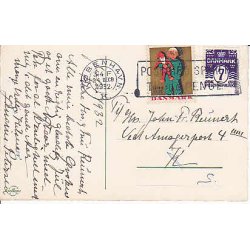 Julemrke 1932 p Postkort