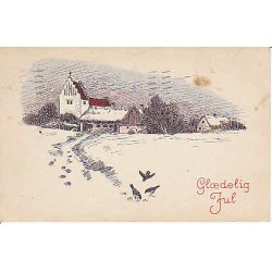 Julemrke 1932 p Postkort
