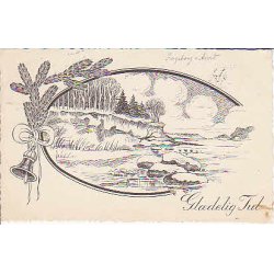 Julem�rke 1931 p� Postkort