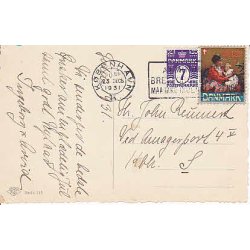 Julem�rke 1931 p� Postkort