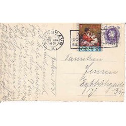 Julem�rke 1931 p� Postkort