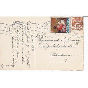 Julem�rke 1931 p� Postkort