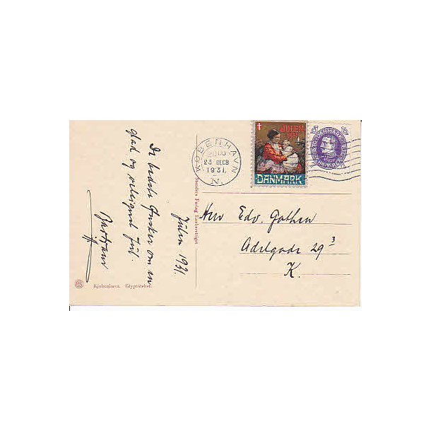 1931 p&aring; Postkort