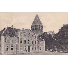 Ringsted Raadhuset og Sct. Bendts Kirke - A.F. 92