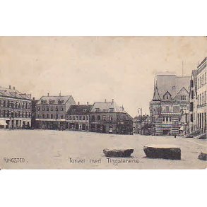 Ringsted-.Torvet med Tingstenene. A.F. 66