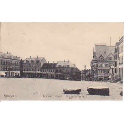 Ringsted - Torvet med Tingstenene. A.F. 66