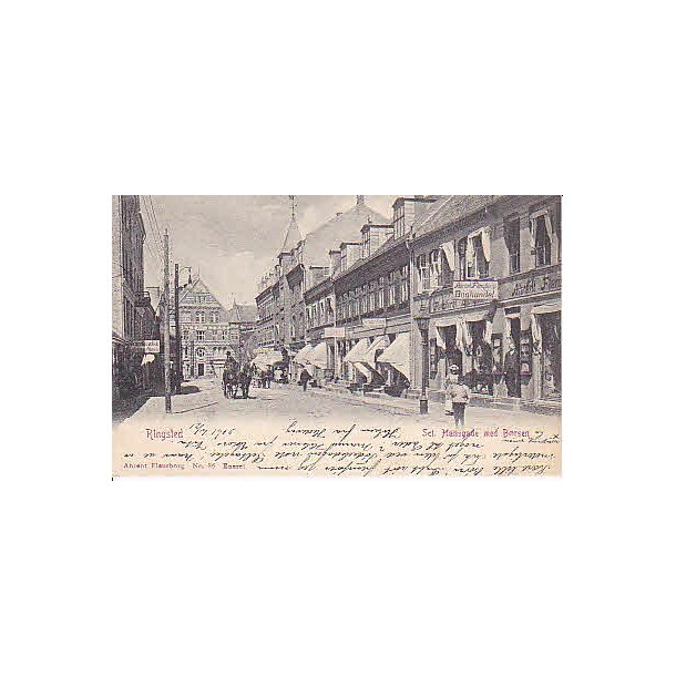 St.Hansgade med B�rsen - Ringsted - A.F. 86