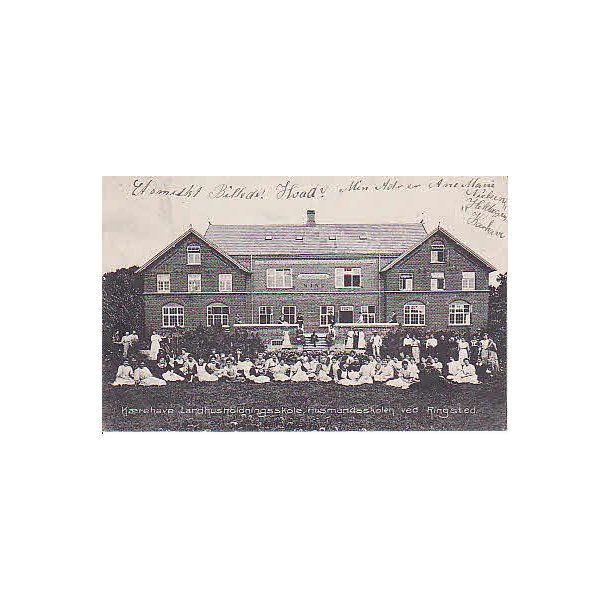K&aelig;rehave Landhusholdningsskole,Husmandsskole.A.F.