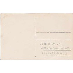 K&aelig;rehave - Landhusholdningsskole - Fotokort