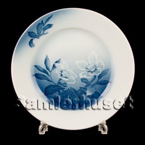 Julerose Tallerken Flad 20 cm.