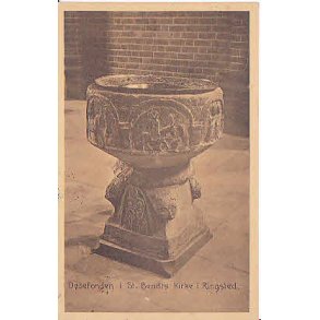 D�befonden i St. Bendts Kirke   Ringsted - A.F.614